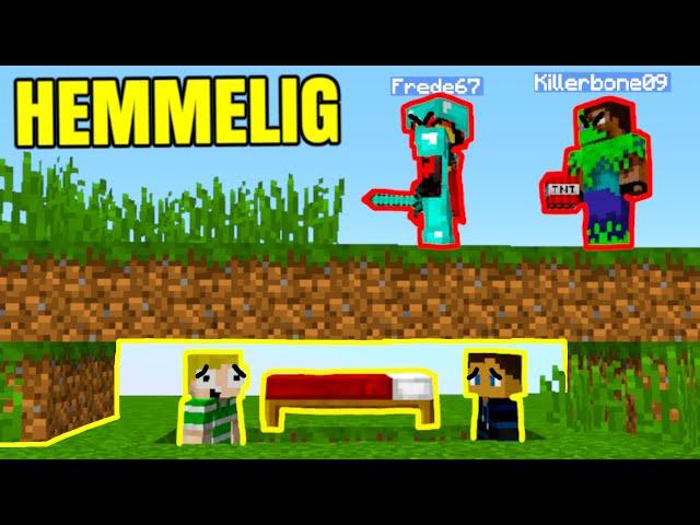 VI BYGGER EN HEMMELIG BASE I BEDWARS! - Med JudexGaming