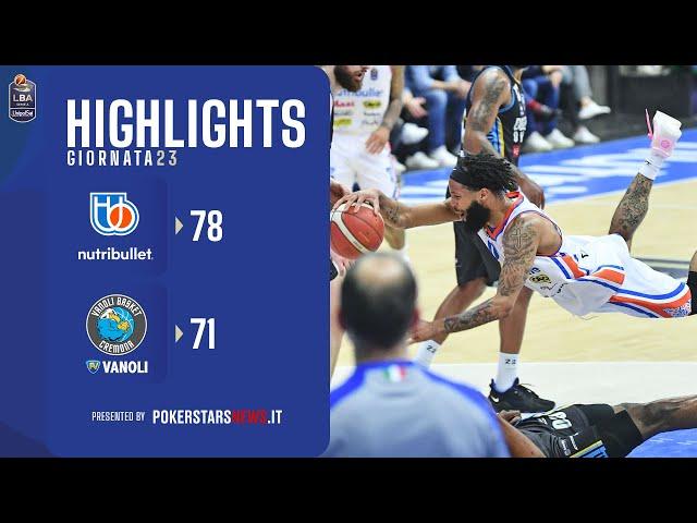 NutriBullet Treviso Basket – Vanoli Basket Cremona | Serie A UnipolSai 2023/24