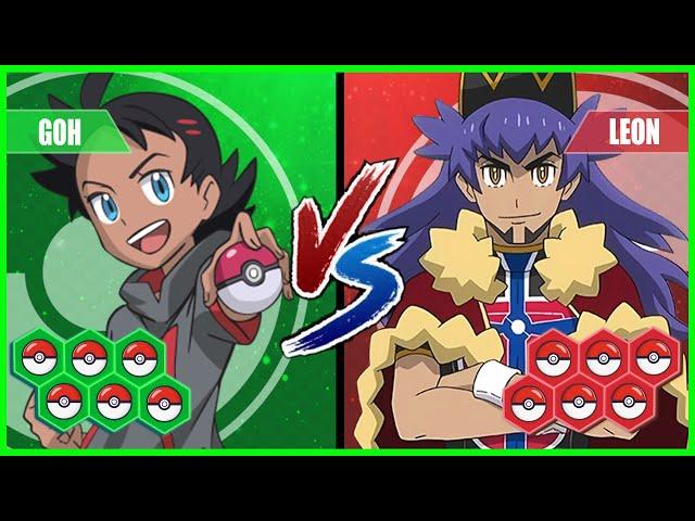 Pokemon Battle Pedia: Goh Vs Leon (Leon Final Team)