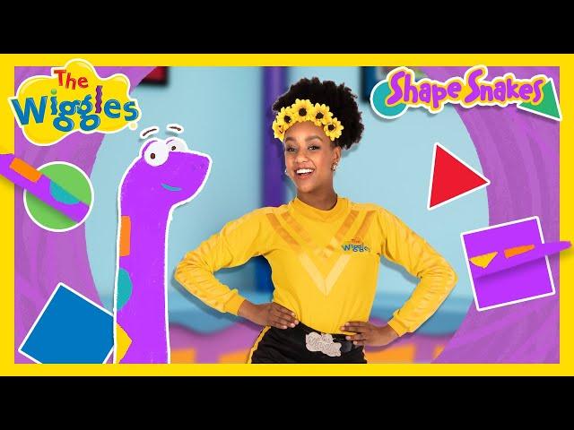 Learning Shapes with Tsehay Wiggle 🟨 Shape Snakes | The Wiggles