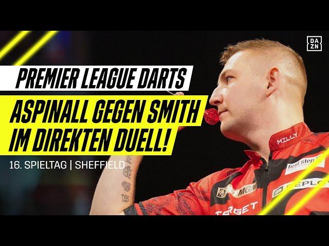 Wer holt sich den letzten Playoff-Platz?: Premier League Darts | 16. Spieltag: Sheffield | DAZN