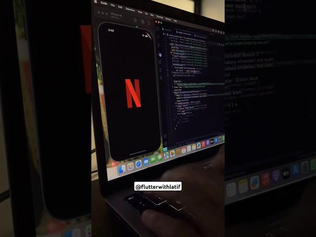 flutter Netflix clone app.#viral #trending #netflix  #flutter #development #tutorial #coding #coder