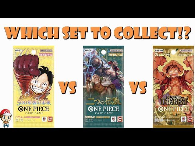 Which One Piece Set to Invest in (Collect)!? OP-07 or OP-08 or PRB-01? (One Piece TCG News)