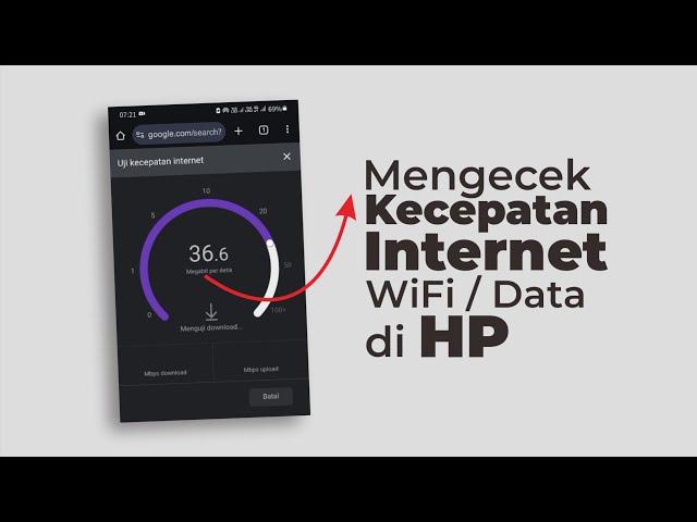 Cara Mengecek Kecepatan Internet WiFi & Data di HP Tanpa Aplikasi