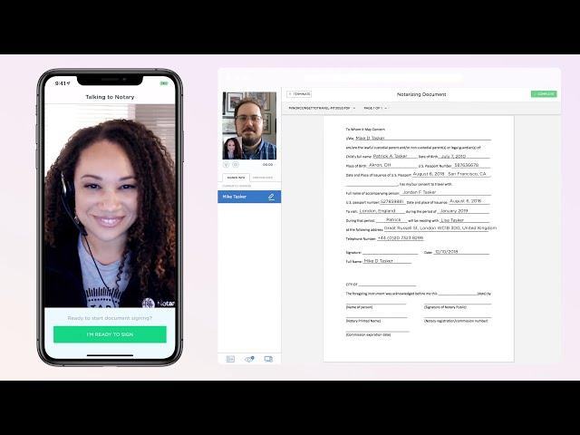 How Online Notarization Works Using Notarize