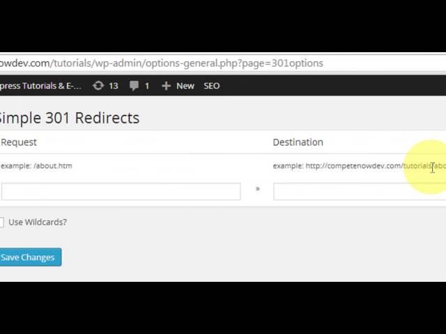 Keep Your Old URLS with Simple 301 Redirects Plugin for WordPress