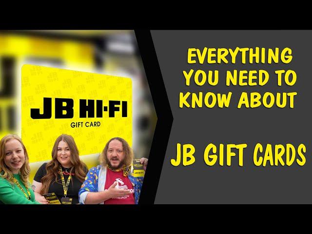 JB Hi-Fi Gift Card - Things you need to know!