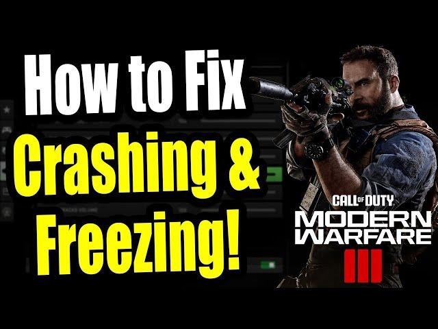 How to Fix Crashing & Freezing Glitch in COD MW3 on PS5 (Easy Guide!)