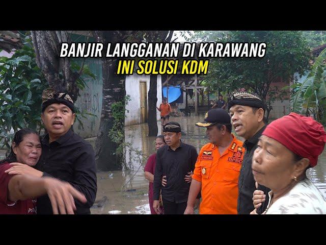 BANJIR LANGGANAN DI KARANGLIGAR KARAWANG | INI SOLUSI KDM