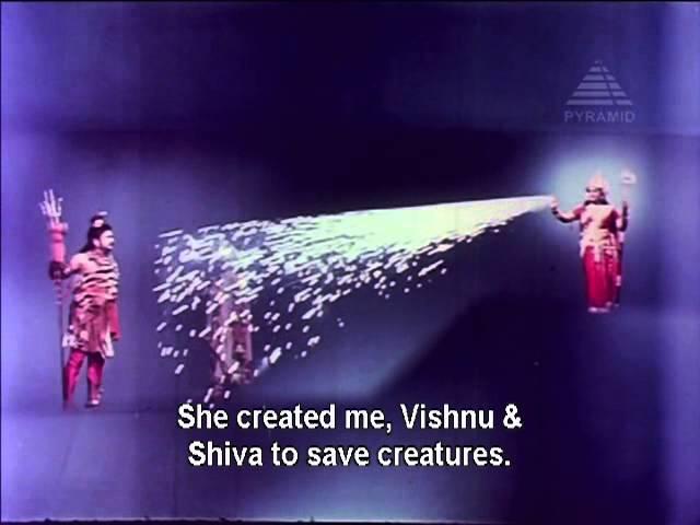 Durga creates the universe