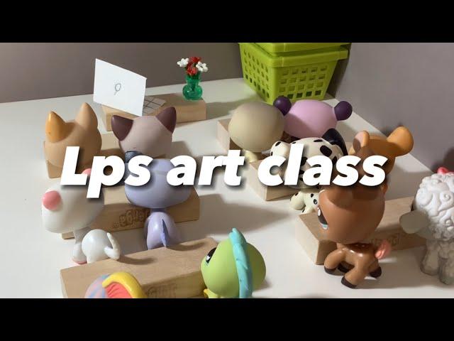 Lps: Art class chaos - funny skit