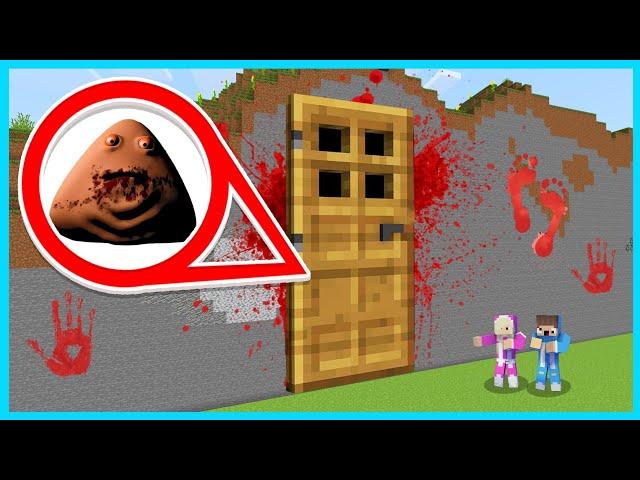 MIPAN & ZUZUZU MENEMUKAN RUMAH RAHASIA POU VERSI JAHAT DI MINECRAFT! PINTU NYA BESAR BANGET!