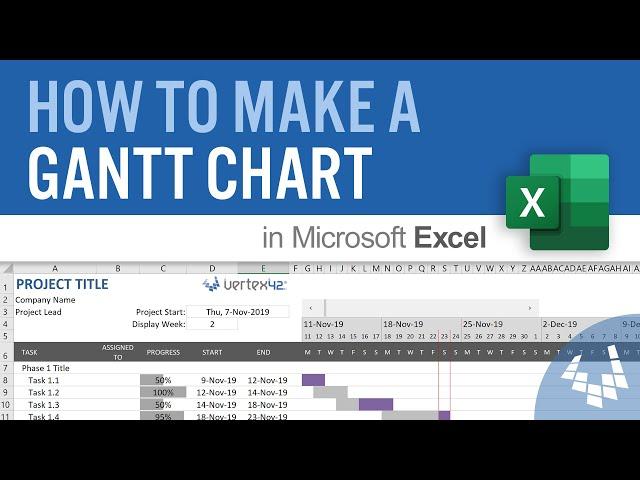 How to Make a Gantt Chart in Excel