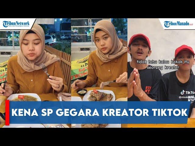 VIRAL! DUA PEGAWAI RESTO KENA SP GEGARA KREATOR TIKTOK GAGAL BIKIN KONTEN