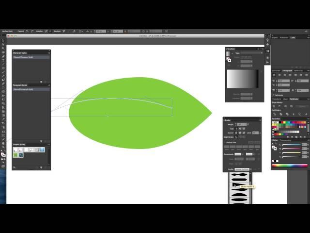 How to Make a Vector Leaf Logo Icon Fast: DESIGN NINJA #1
