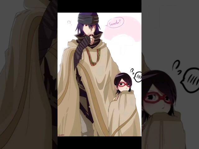 Sasuke and Sarada #sasuke#sarada#uchiha#naruto#boruto#anime#shorts#fatheranddaughter