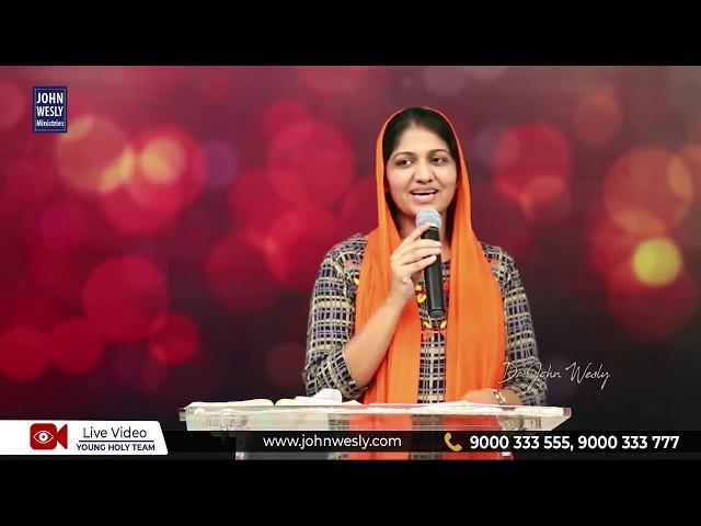 Why God blesses us? || ENGLISH WORSHIP LIVE  16-06-2019 || Sis.Blessie Wesly