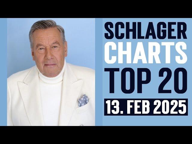 Schlager Charts Top 20 - 13. Februar 2025