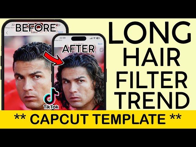 How to Create Long Hair Filter Video Trend on Tiktok | Long hair Filter | Faceapp Long Hair (2023)