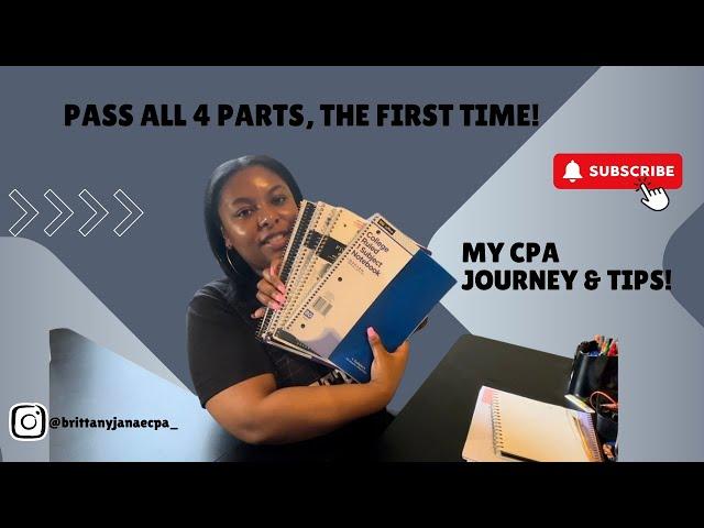 How I Passed the CPA exam | My Journey & Tips