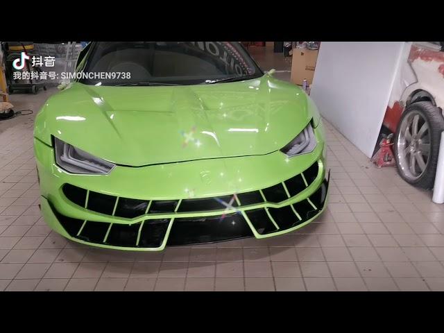 AUDI R8 J-EMOTION DESIGN AND CUSTOM MADE BODYKIT AND CUSTOM NEON LIGHT