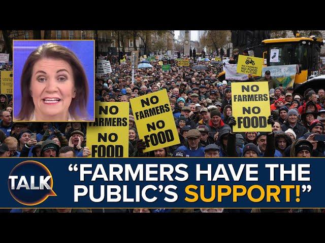 "A Quadruple Whammy!" | Farmer Protests Kick Off In Whitehall Over Inheritance Tax