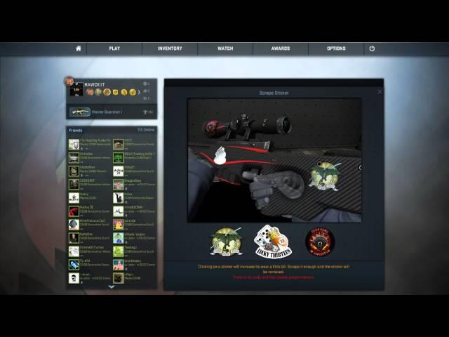 CSGO Sticker Scraping (Doesn't affect exterior)