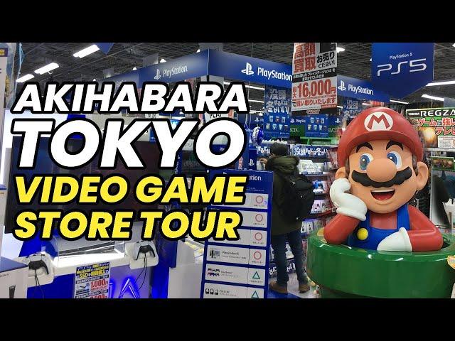 Walk in Japan! Akihabara Yodobashi Camera Video Game Store Tour!