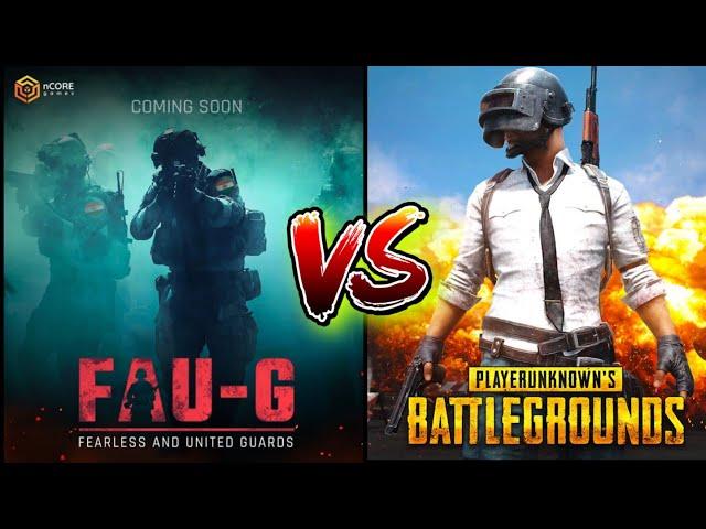 FAUG vs PUBG | Unban Pubg mobile | Game comparison