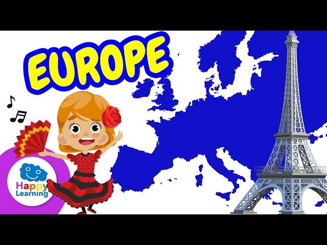 EUROPE - FUN FACTS FOR KIDS | Happy Learning 