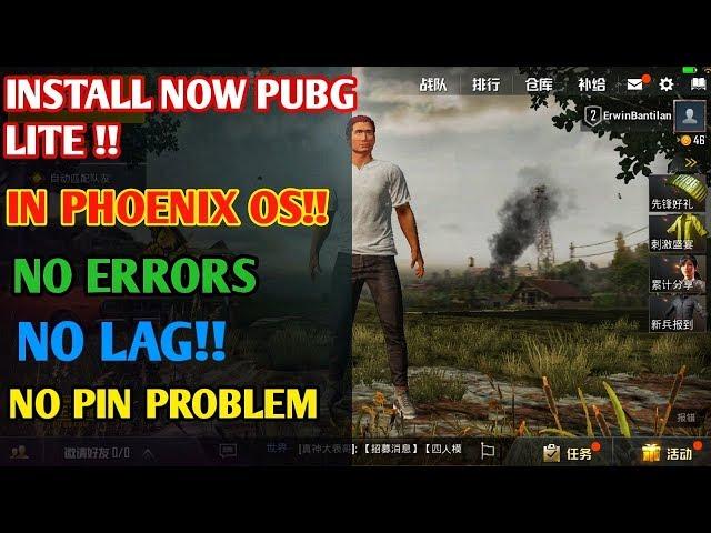 How to install pubg  mobile lite in phoenix os without errors!!