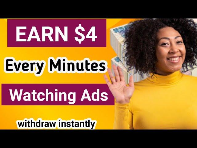 Earn $4 /minutes watching Ads!! (Get paid $48 daily)how to make money online in Nigeria (Africa)