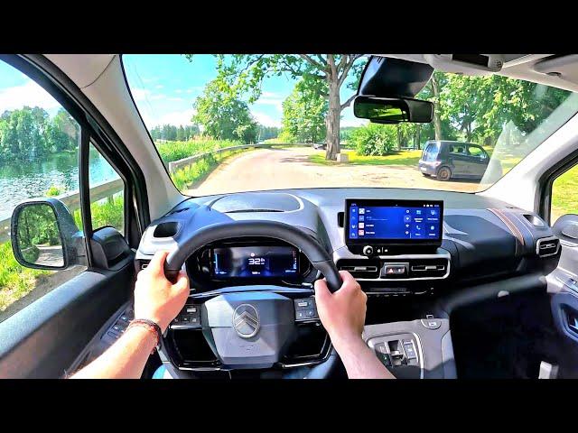 NEW 2024 Citroen Berlingo [ SHINE 1.5D 130hp ] - POV Test Drive | Consumption information