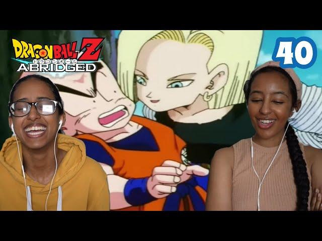 WE SHIP THEM | DragonBall Z Abridged Episode 40 | Reaction **we never watched DBZ**