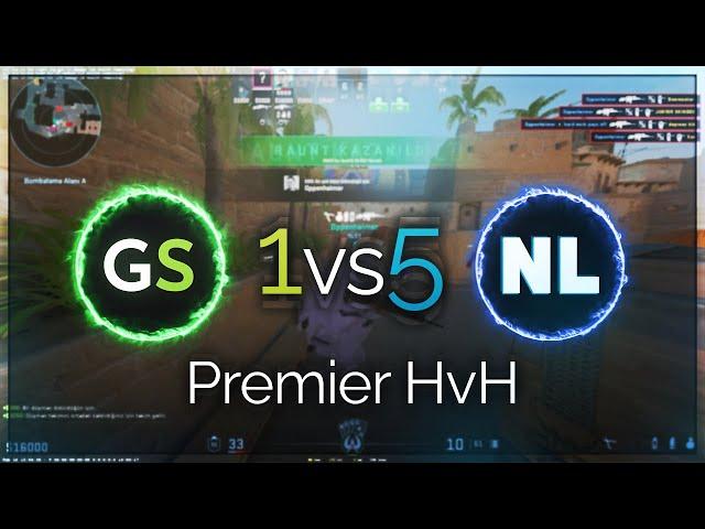 #CS2 gamesense vs neverlose | 1 vs 5 Premier hvh