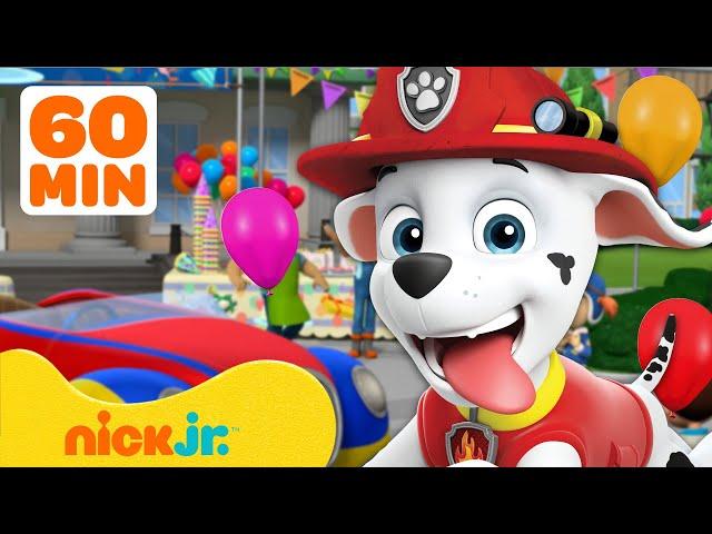 PAW Patrol Has a Big Party! w/ Marshall  1 Hour | Nick Jr.