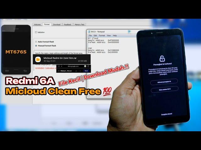 Free Bypass Micloud Clean Xiaomi Redmi 6A Permanen !! | Cara Mudah Hapus Akun Mi