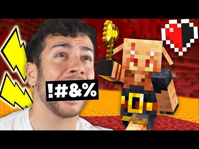 I Get SHOCKED If I Take Damage in Minecraft...