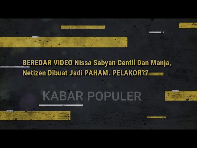terupdate viral beredar video Nisya sabyan centil(tidak suka gelay)