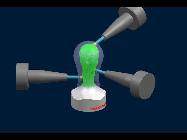 Siemens NX CAM 5 Axis Tutorial Part15 Iso Surface Tool Axis Normal To Driver