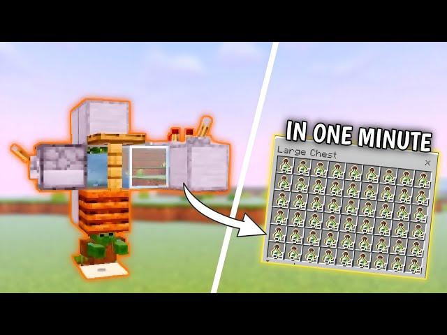 NEW TYPE of XP FARM in Minecraft Bedrock and PE Edition 1.21