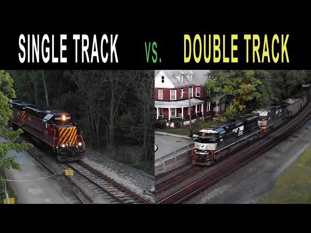 Model Railroad Track Planning! Single Track vs. Double Track