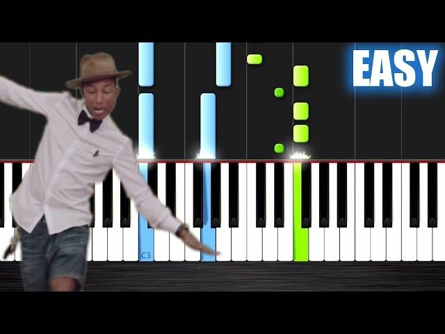 Pharrell Williams - Happy - EASY Piano Tutorial by PlutaX