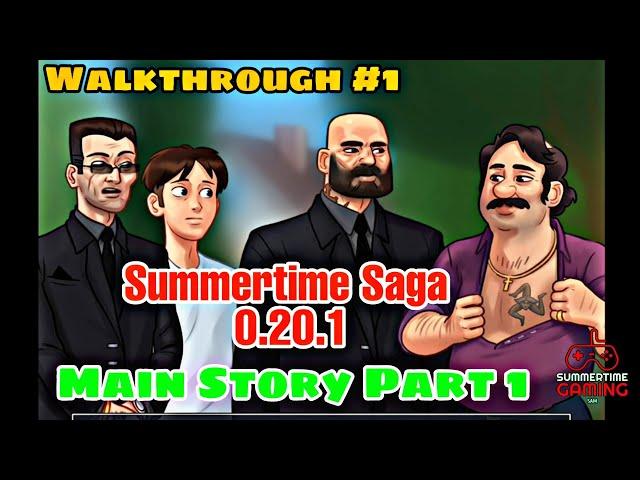 Summertime saga 0.20.1 Main Story: Part 1 | Full Walkthrough #1