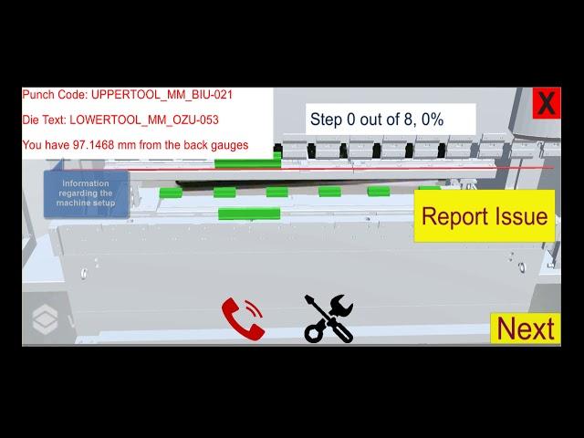 MANUWORK - AR instructions for bending machine operators