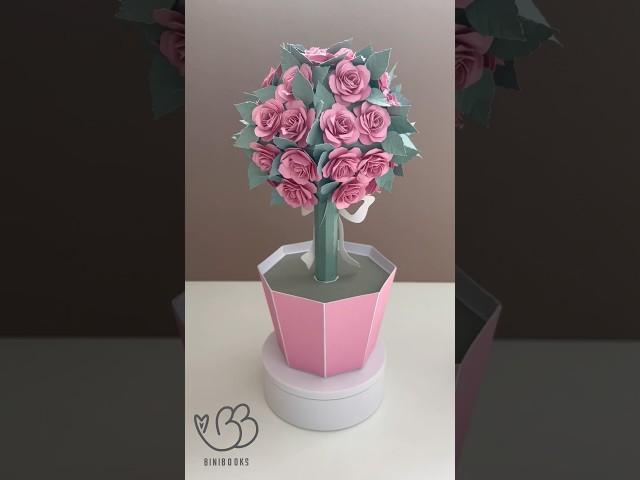 3D Rose Tree SVG