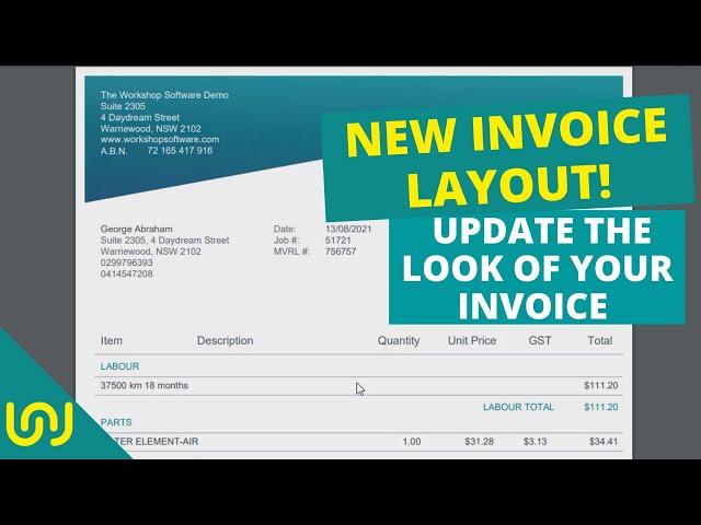 New Invoice Look and feel