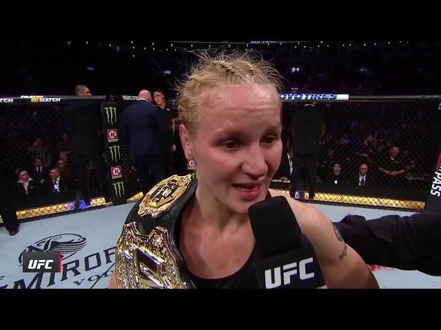 UFC 231: Valentina Shevchenko Octagon Interview