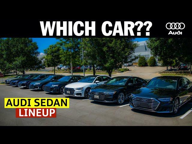 Which car is RIGHT FOR YOU?? | 2020 Audi Sedan Line-up