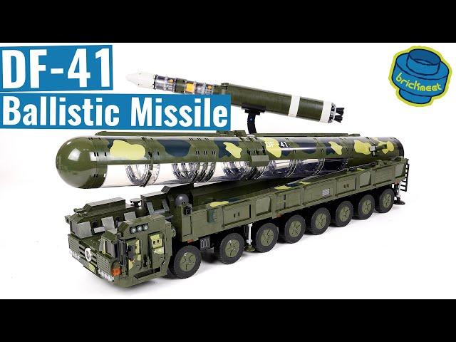 Nuclear Bricks Ahead - DF41 Ballistic Missile - Qman 23012 (Speed Build Review)